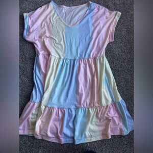 Pastel Striped Dress